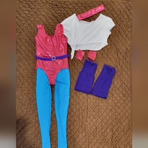 Girls 1980's costume